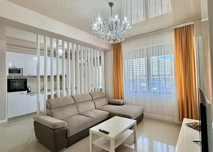 Lamera Residence Mamaia - Apartamente Cu 1-2-3 Camere Cu Acces Si Vedere La Lac דירה